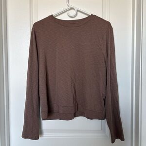 Rachel Zoe Brown Pink Color Long Sleeve Top